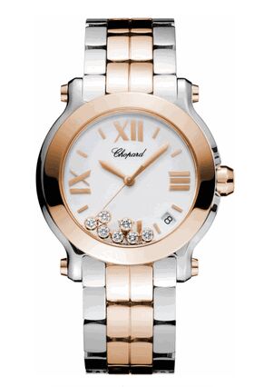 Chopard Happy Sport Diamond Ladies Watch 278488-9002