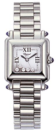 Chopard Happy Sport Classic Square 5 Floating Diamonds Ladies Wa