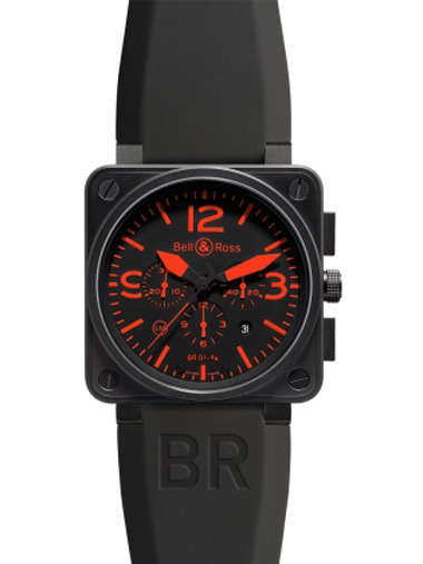 Bell & Ross BR01-94 Chronograph 46mm Watch BR01-94 Red - Click Image to Close