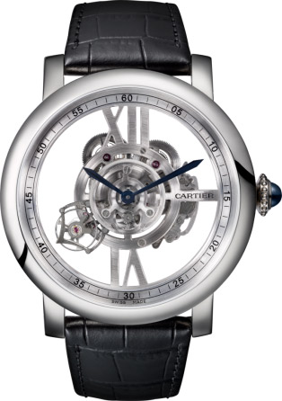 Rotonde de Cartier Astrotourbillon skeleton watch W1556250 - Click Image to Close