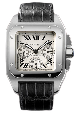 Cartier Santos 100 Chronograph Men's Watch W20090X8