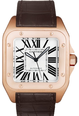 Cartier Santos 100 Large Mens replica Watch W20095Y1 - Click Image to Close