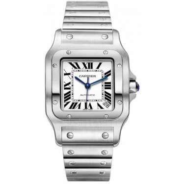 Cartier Santos Galbee XL Steel Watch W20098D6 - Click Image to Close