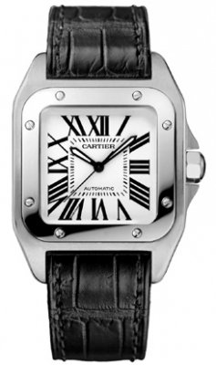 Cartier Santos 100 Stainless Steel Medium Watch W20106X8