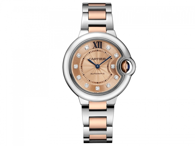 Cartier Ballon Bleu De Cartier 18Kt Pink Gold Dial Ladies replic - Click Image to Close