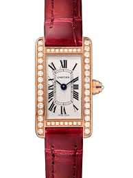 Cartier Tank Americaine Silvered Flinque Dial Ladies replica Wat - Click Image to Close