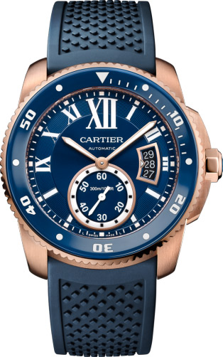 Calibre de Cartier Diver blue watch WGCA0010 - Click Image to Close