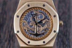 Audemars Piguet Royal Oak Automatic Gold Relief Dial Yellow Gold Reference 14884BA Replica Watch Review