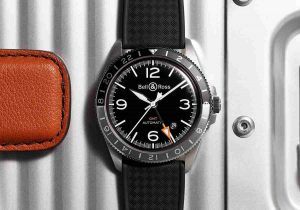 Swiss Replica Bell & Ross Vintage BR V2-93 GMT Automatic 24 H Black Dial Stainless Steel Watch Review