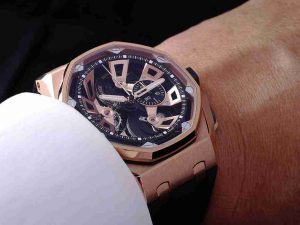 25th Anniversary Edition Replica Audemars Piguet Royal Oak Offshore Tourbillon Chronograph 18K Pink Gold Stainless Steel Watch Review