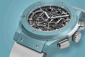 Swiss Hublot Classic Fusion Aerofusion Chronograph Capri Sapphire Dial Blue Ceramic 45mm Replica Watch Review