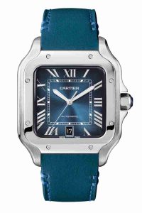 2019 New Cartier Santos De Cartier Automatic Gradient Blue Dial Stainless Steel WSSA0013 Replica Watches Review