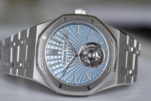 Audemars Piguet Royal Oak Selfwinding Flying Tourbillon Light Blue Platinum Watches Guide 1
