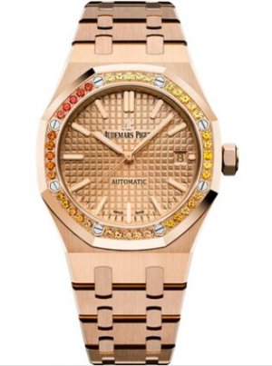 Swiss Replica Audemars Piguet Royal Oak 15451 Selfwinding Pink Gold Pink Sapphire 15451OR.YY.1256OR.01