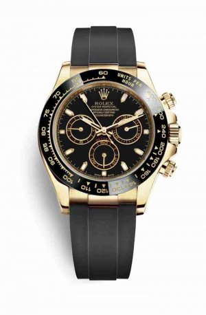 Swiss Replica Rolex Cosmograph Daytona 116518LN Black Dial Watch