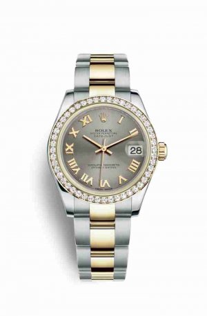 Swiss Replica Rolex Datejust 31 Yellow 178383 Steel Dial Watch