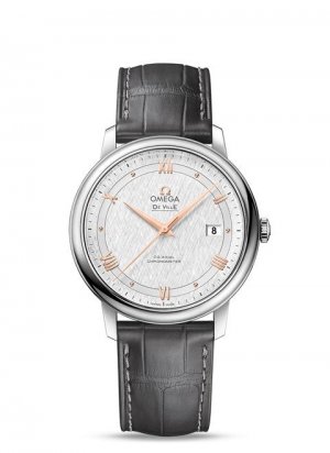 Swiss Replica OMEGA De Ville Steel/red gold Chronometer 424.20.40.20.13.001 Watch