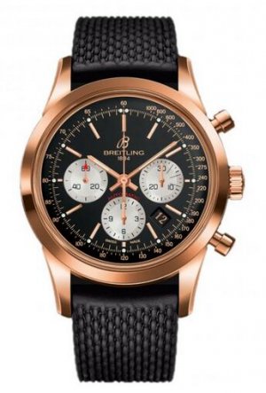 Swiss Replica Breitling Transocean Chronograph Rose Gold RB015212/BF15/279S/R20D.3