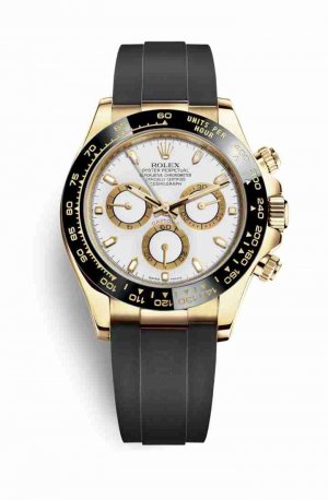 Swiss Replica Rolex Cosmograph Daytona 116518LN White Dial Watch