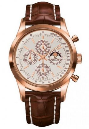 Swiss Replica Breitling Transocean Chronograph QP Rose Gold R2931012/G749/737P/R20BA.1