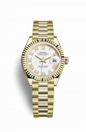 Swiss Replica Rolex Datejust 28 279178 White Dial Watch