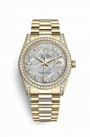 Swiss Replica Rolex Day-Date 36 118388 Meteorite diamonds Watch