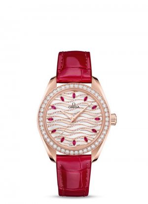 Swiss Replica OMEGA De Ville Steel/red gold Diamonds 424.23.33.20.52.002 Watch