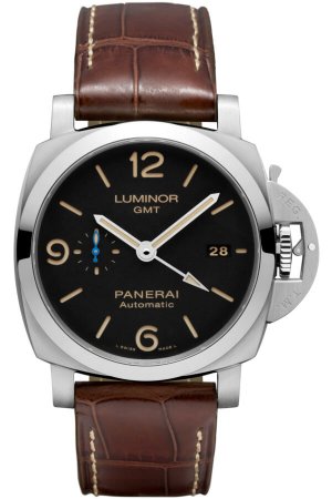 Swiss Replica Panerai Luminor 1950 3 Days GMT Automatic Acciaio 44mm PAM01320 Watch