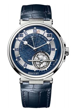 Swiss Replica Breguet Marine Equation Of Time Perpetual Tourbillon 43.9mm Mens 5887PT/Y2/9WV