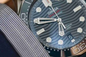 New For 2018: Replica Omega Seamster 300M Professional 18K Sedna Or Yellow Gold Watch Review
