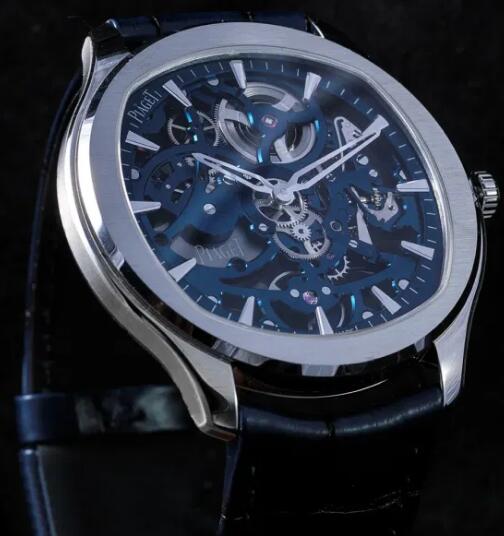 Replica Piaget Polo Light blue Skeleton Watches Review 1